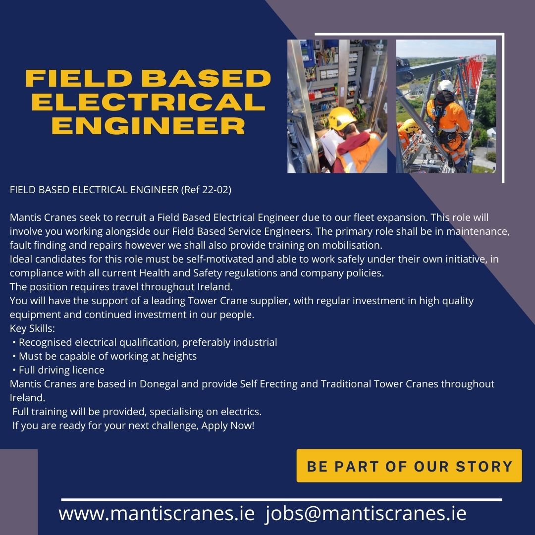 Field Based Electrical Engineer vacancy