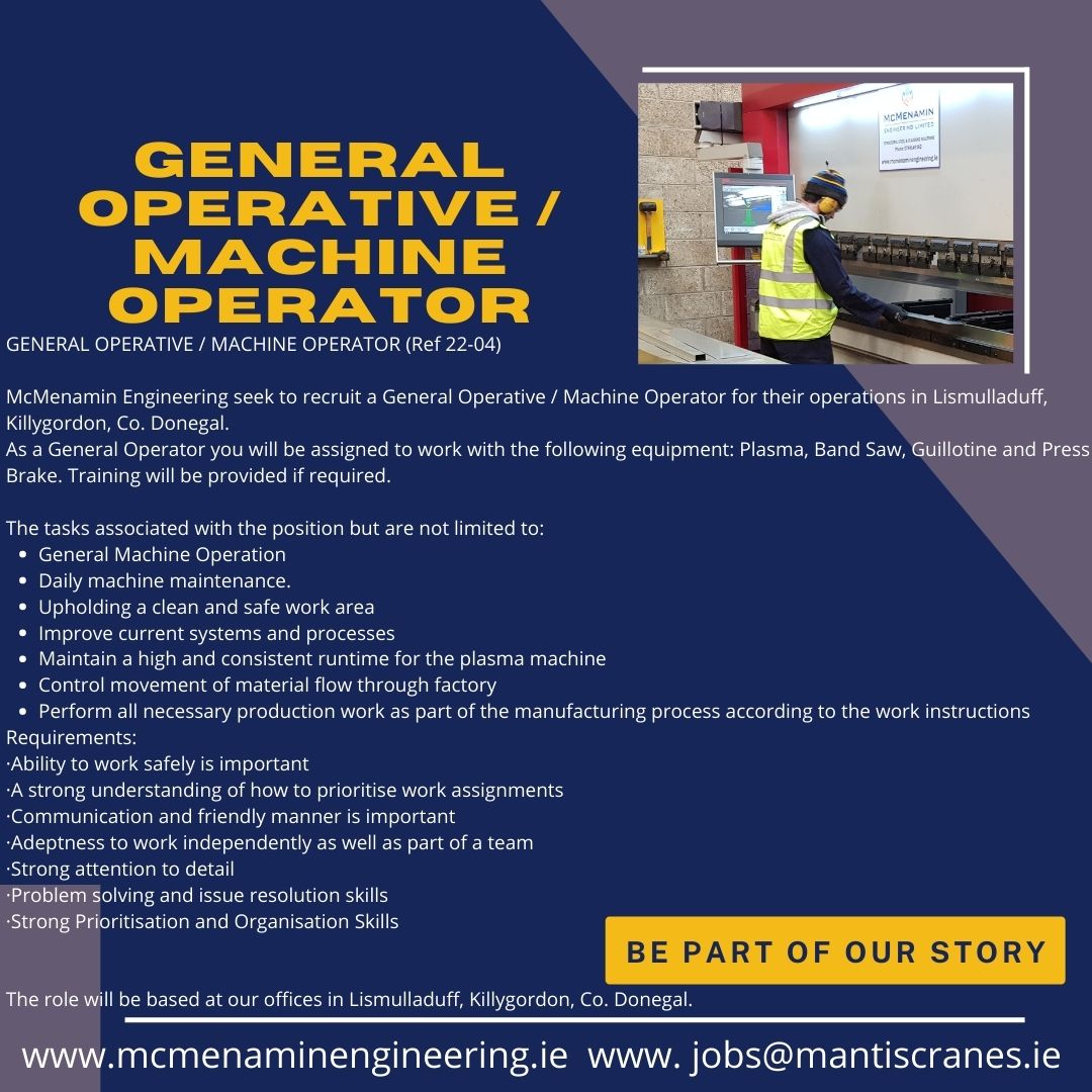 General operative vacancy