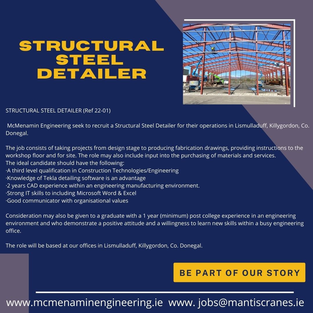 Structural Steel Detailer vacancy